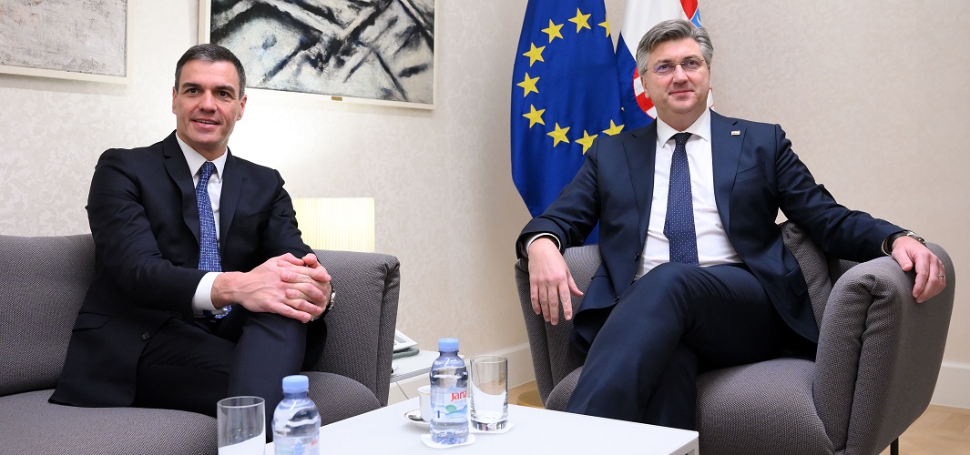 Sa španjolskim premijerom o daljnjoj pomoći Ukrajini, zajedničkoj borbi protiv ilegalnih migracija & energetskoj neovisnosti EU-a!