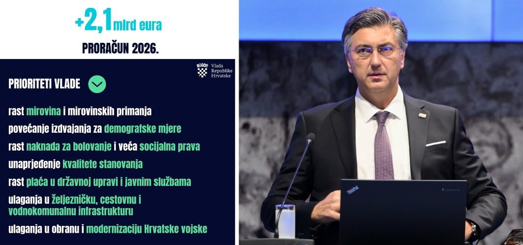 Vlada RH osigurala financiranje mjera važnih za građane i sigurnost Hrvatske, a istovremeno očuvala proračunsku stabilnost!