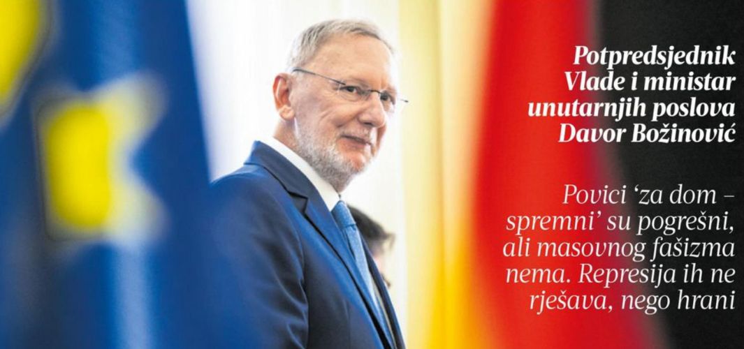 PPVRH Davor Božinović za VL: Nema „buđenja fašizma“ i 