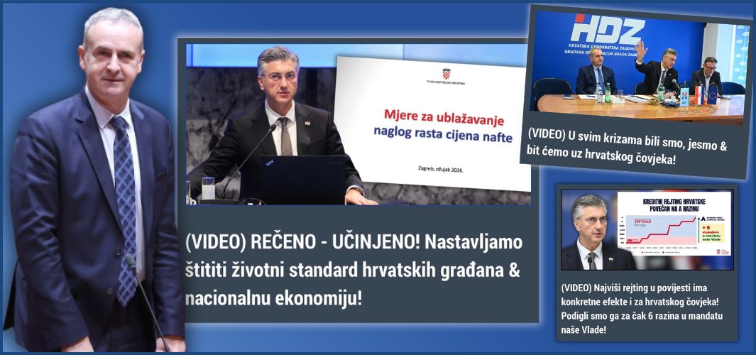 S jedne strane proturazvojna ljevica u agresivnoj i prljavoj kampanji, a s druge naša Vlada - fokusirana na zaštitu životnog standarda & jačanje gospodarstva!