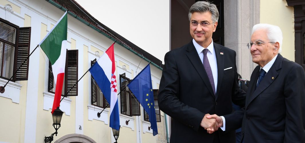 S predsjednikom Italije Mattarellom: Dodatno jačamo dobrosusjedske odnose, posebno u okviru EU-a, NATO-a i EU-MED9!