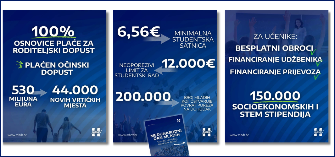 Brojke & činjenice. Iskoraci koje je ova Vlada RH učinila za mlade itekako su konkretni, mjerljivi, opipljivi!
