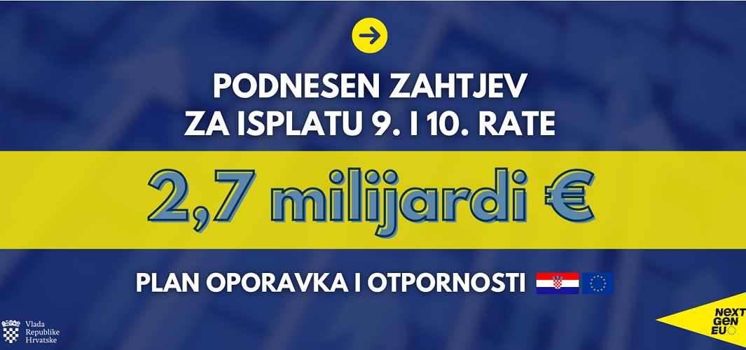 RH će iz NPOO-a, ispunivši vrlo stroge kriterije, ukupno povući 10 (deset!) milijardi €! Za izolacioniste & „progresivnu“ ljevicu to je - ništa?!