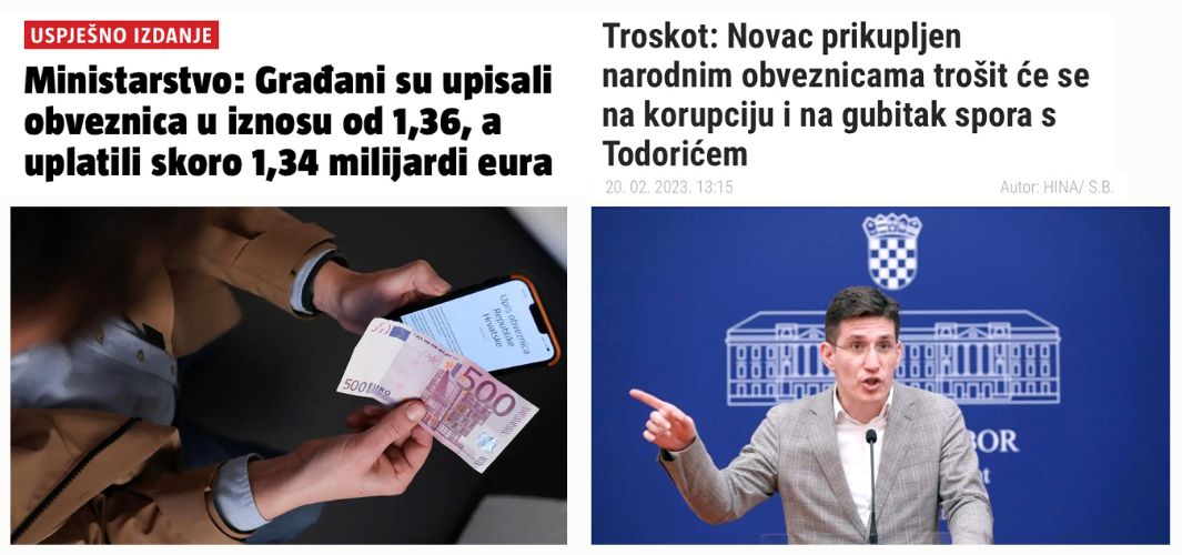 Narod je Troskotu dao otkaz, hrvatski građani s indignacijom su odbacili njegov pokušaj da opstruira projekt narodnih obveznica! 