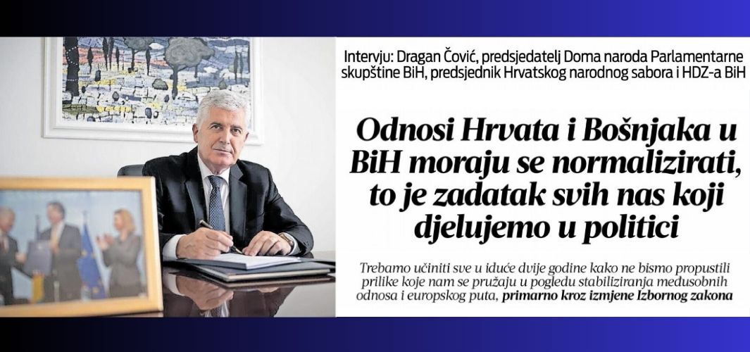 Ponovit ću bez i najmanje zadrške: Plenković se najviše zauzeo za naš europski put i ravnopravnost Hrvata u BiH!