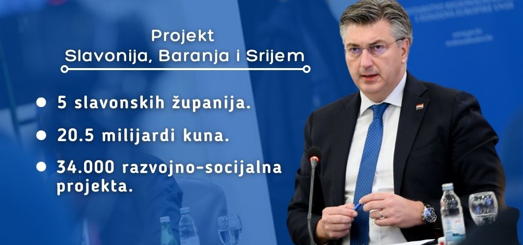 Projekt Slavonija, Baranja i Srijem: U 6 godina otkad je pokrenut ugovoreno 20.5 milijardi kuna za 34.000 razvojno-socijalna projekta! 