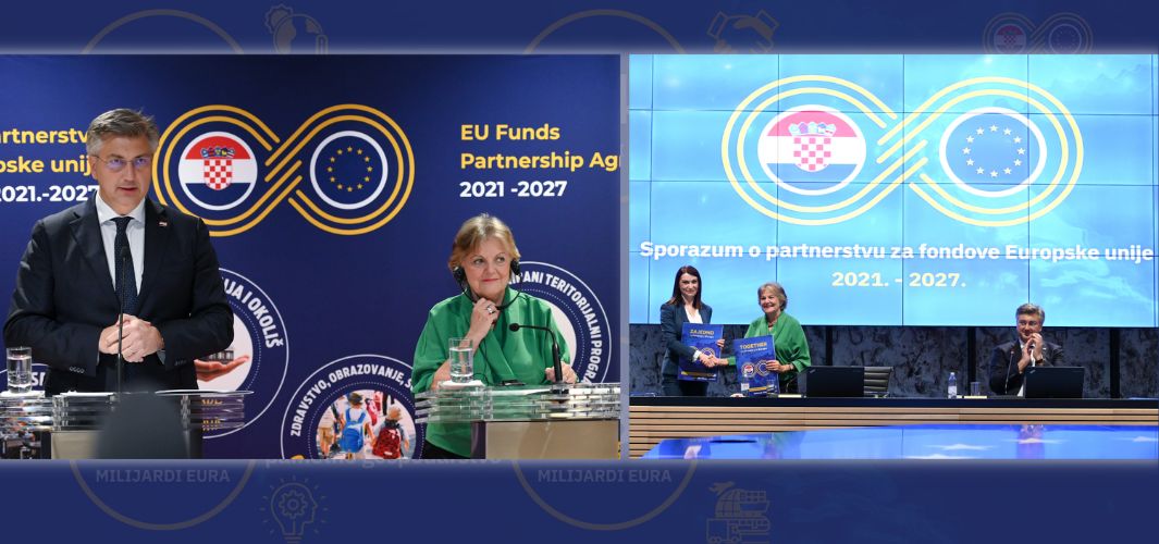 Potpisan Sporazum o partnerstvu s Europskom komisijom - 9 milijardi € bespovratnih EU sredstava za razvoj Lijepe Naše!