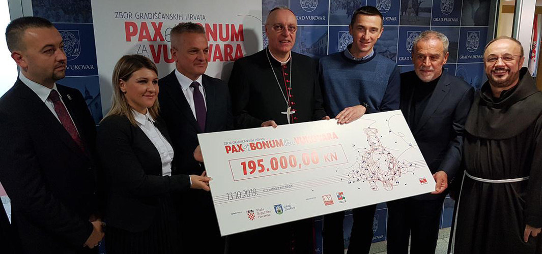 PAX ET BONUM: Gradišćanski Hrvati prikupili 195.000 kuna za vukovarske vrtiće